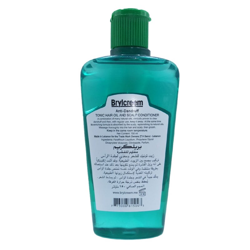 Brylcreem Anti-dandruff Tonic Hair Oil And Scalp Conditioner 150ml