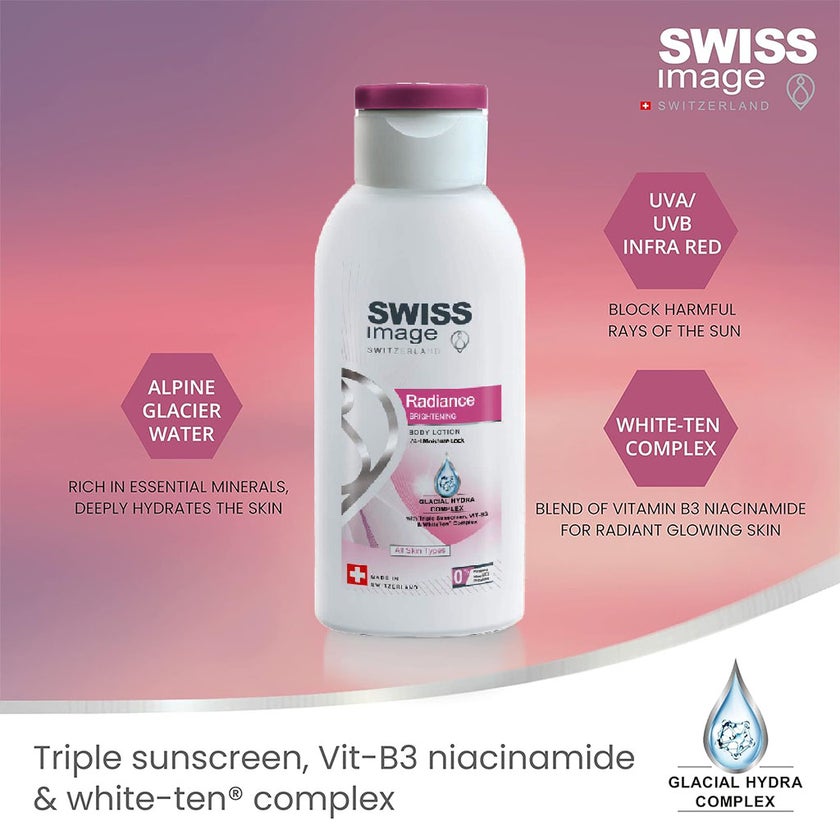 Swiss Image Radiance Brightening Body Lotion For All Skin Types 250ml