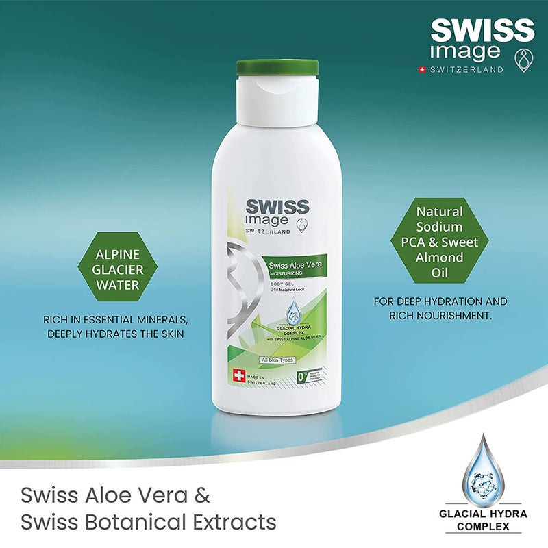 Swiss Image Swiss Aloe Vera Moisturizing Body Gel For All Skin Types 250ml
