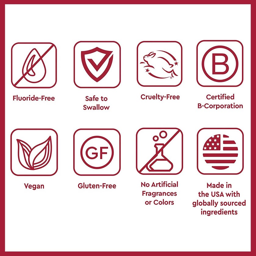 Desert Essence Green Apple & Watermelon Fluoride-Free Kids Gel Toothpaste 133g