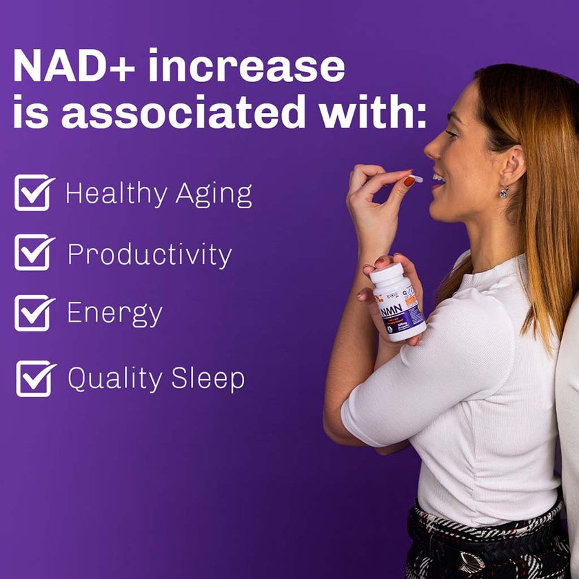 NMN Bio Beta 250mg Anti-Aging Capsules, Pack of 30's