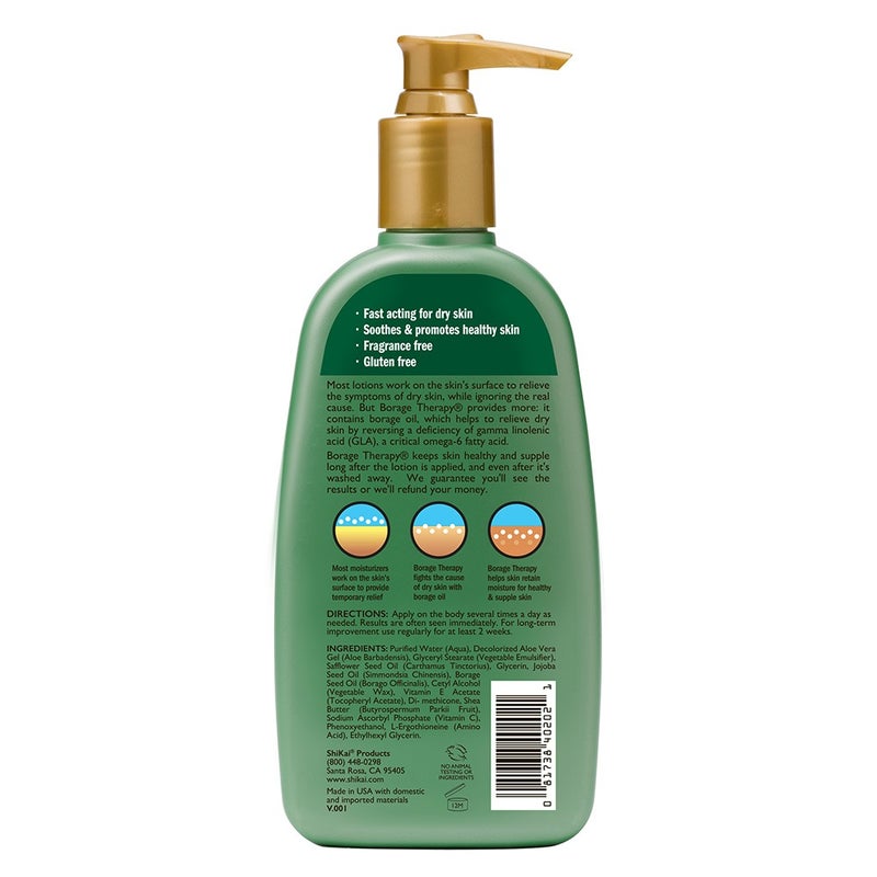ShiKai Borage Therapy The Dry Skin Solution Original Unscented Dry Skin Lotion 238ml