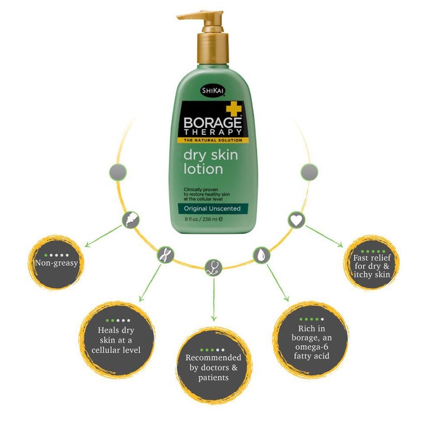 ShiKai Borage Therapy The Dry Skin Solution Original Unscented Dry Skin Lotion 238ml
