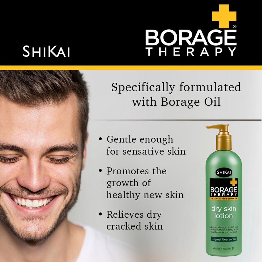 ShiKai Borage Therapy The Dry Skin Solution Original Unscented Dry Skin Lotion 480ml