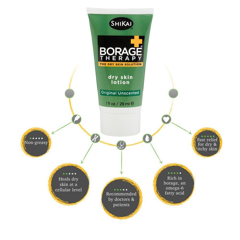 ShiKai Borage Therapy The Dry Skin Solution Original Unscented Dry Skin Lotion 29ml