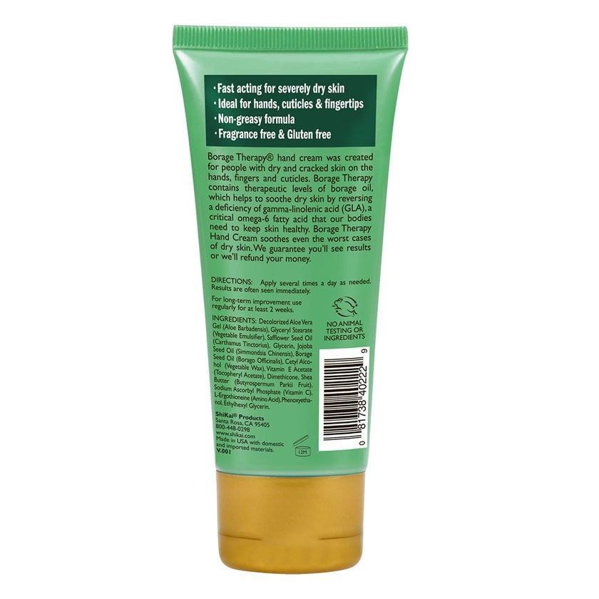 ShiKai Borage Therapy The Dry Skin Solution Fragrance-Free Hand Cream 73ml