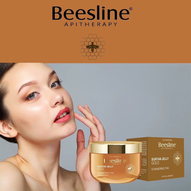 Beesline Shimmering Tan Suntan Jelly Gold 150ml