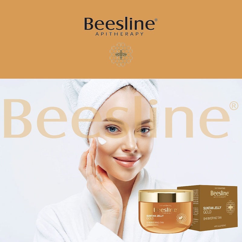 Beesline Shimmering Tan Suntan Jelly Gold 150ml