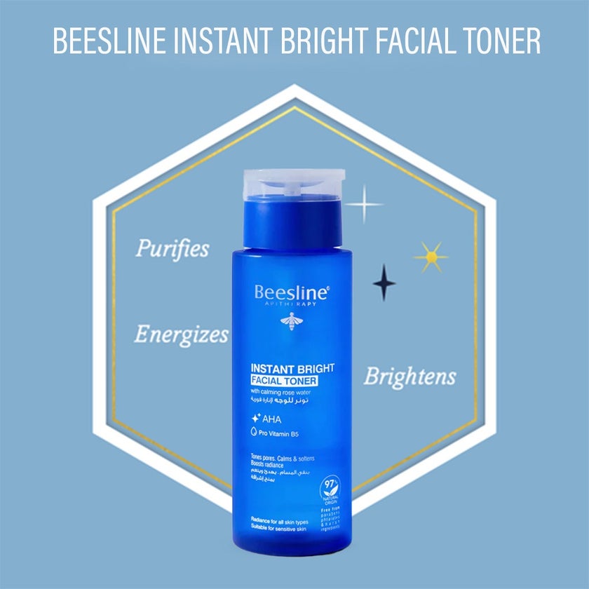Beesline Instant Bright Facial Toner For All Skin Types 200ml