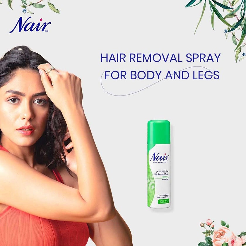 Nair Hair Removal Spray With Baby Oil & Kiwi Extract 200ml