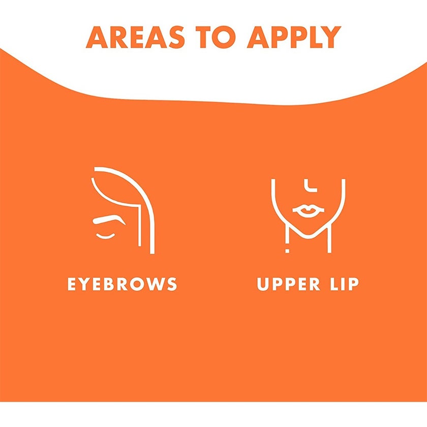 Nair Hair Remover Facial Wax Strips with Apricot Milk Extracts, Pack of 20's