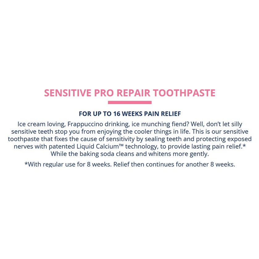 Arm & Hammer Sensitive Pro Repair Sensitive Teeth Toothpaste With Liquid Calcium 75ml