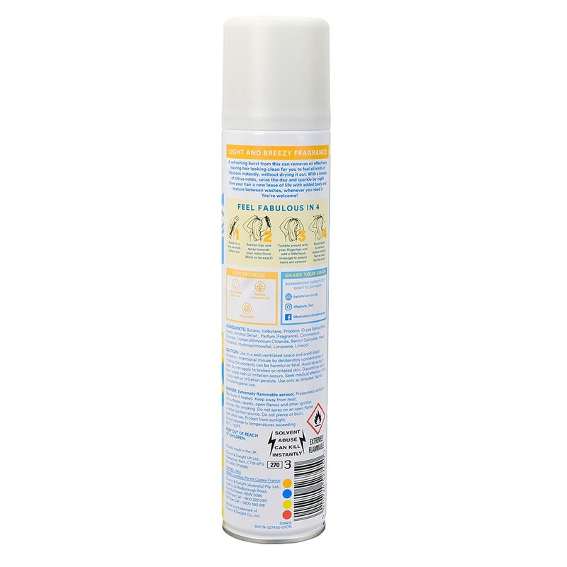 Batiste Instant Hair Refresh Dry Shampoo Fresh 200ml