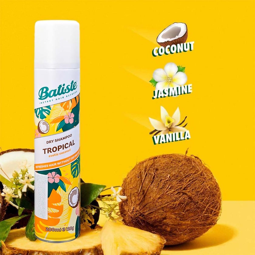 Batiste Instant Hair Refresh Dry Shampoo Tropical 200ml