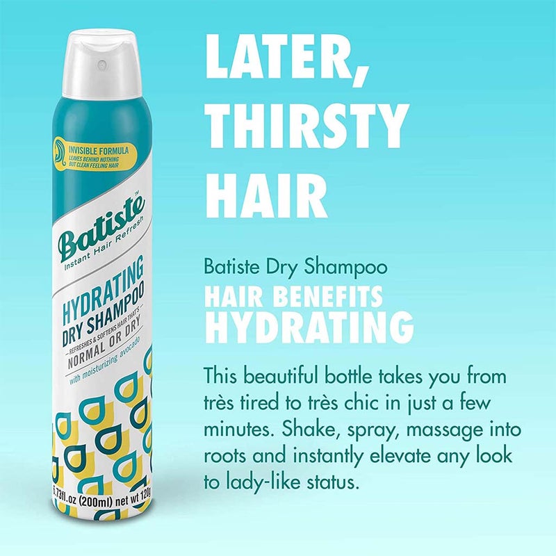 Batiste Instant Hair Refresh Dry Shampoo Hydrate 200ml