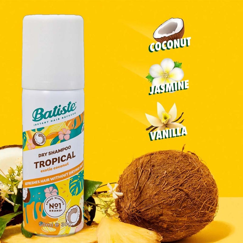 Batiste Instant Hair Refresh Dry Shampoo Tropical 50ml