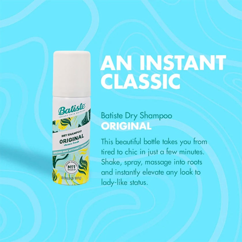 Batiste Instant Hair Refresh Dry Shampoo Original 50ml