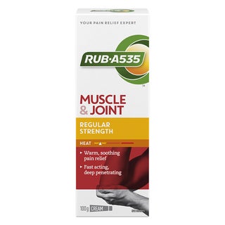Rub.A535 Regular Strength Heat Cream For Muscle and Joint Pain Relief 100g