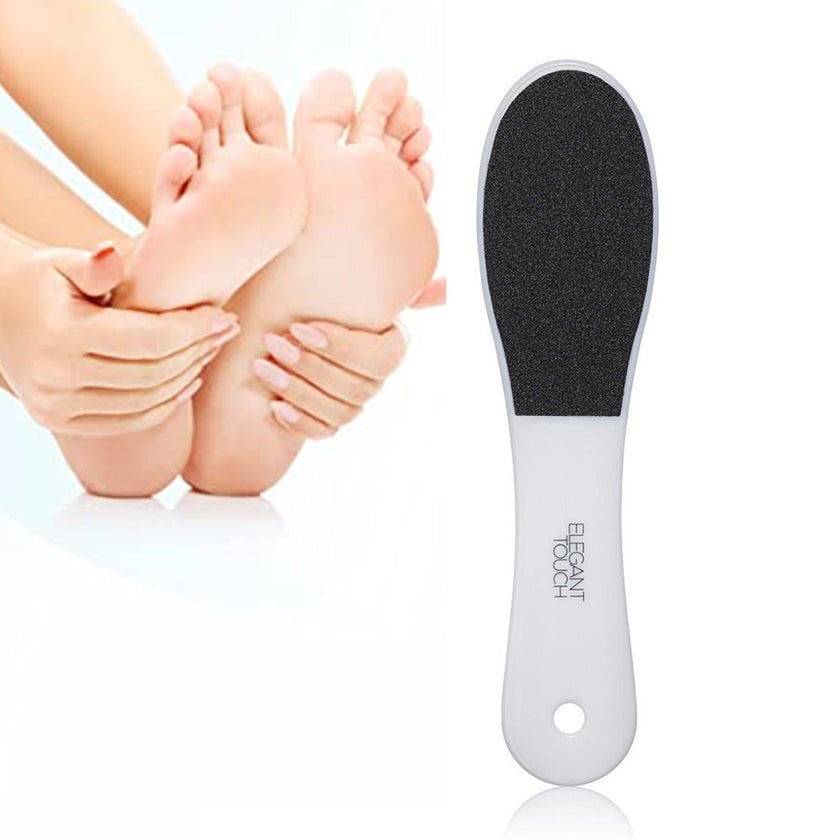 Elegant Touch Pedicure Foot File - Black And White