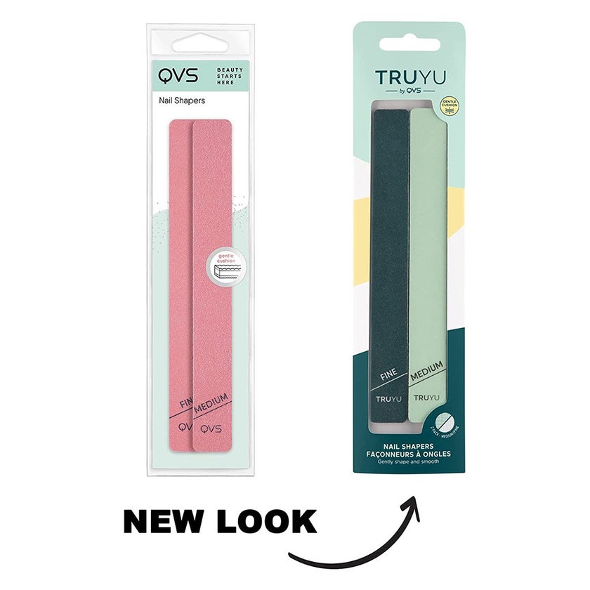QVS Truyu Nail File Set To Shape And Smooth, Pack of 2's