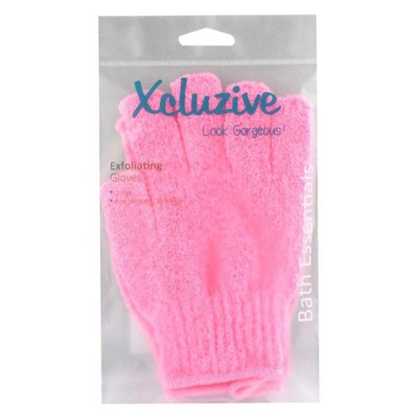 Xcluzive Exfoliating Gloves, Assorted - Pack of 1 Pair 