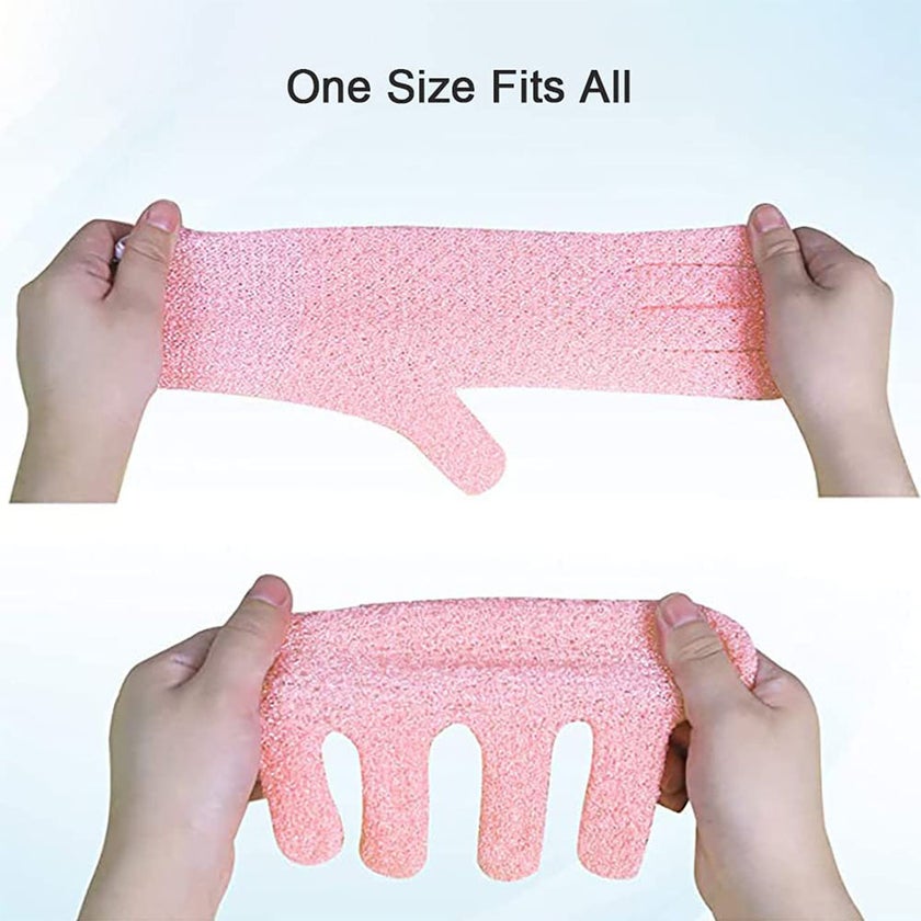 Xcluzive Exfoliating Gloves, Assorted - Pack of 1 Pair 