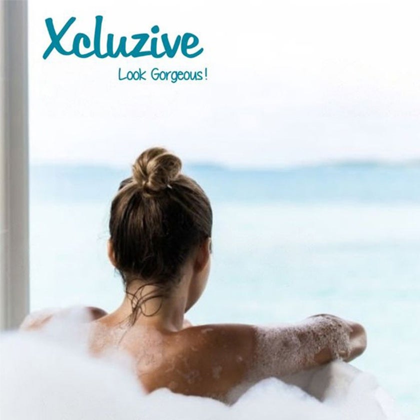 Xcluzive Skin Exfoliating Bath & Shower Sponges, Pack of 2 Pieces
