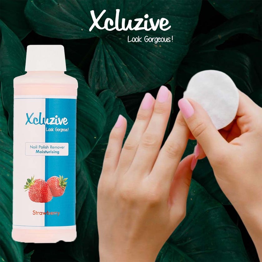 Xcluzive Moisturizing Nail Polish Remover with Strawberry Fragrance 120ml