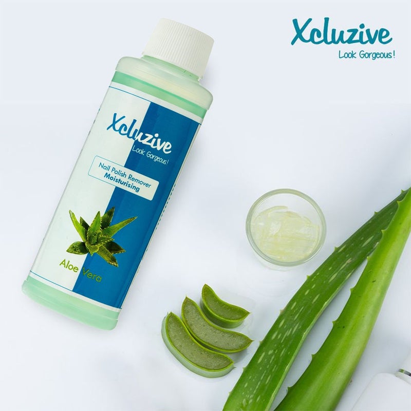 Xcluzive Nail Polish Remover With Moisturizing Aloe Vera 120ml