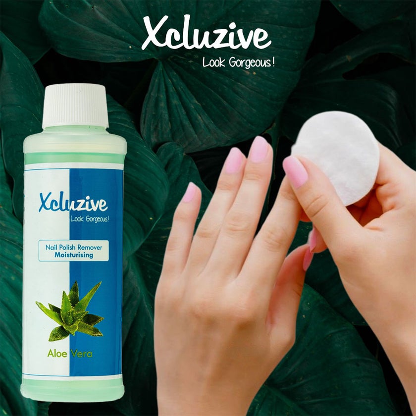 Xcluzive Nail Polish Remover With Moisturizing Aloe Vera 120ml