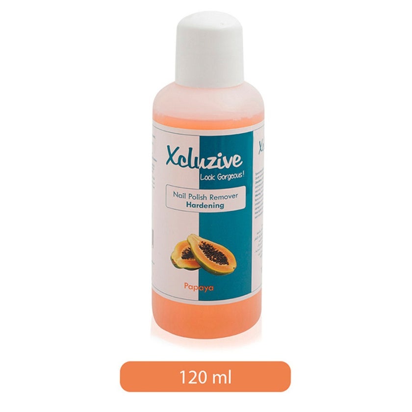 Xcluzive - Hardening Nail Polish Remover With Papaya Fragrance 120ml