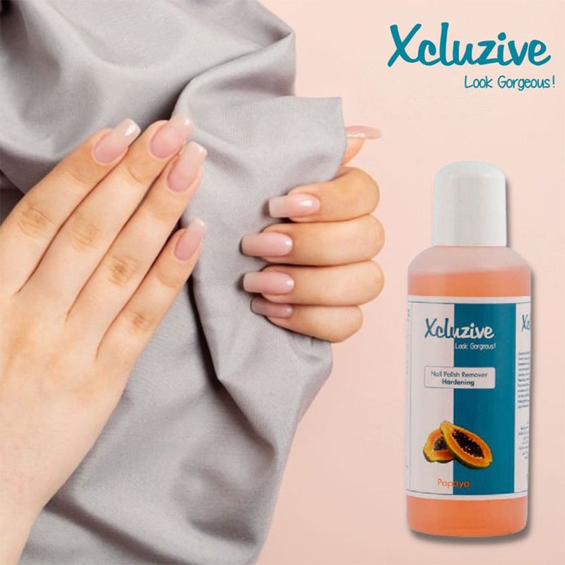 Xcluzive - Hardening Nail Polish Remover With Papaya Fragrance 120ml