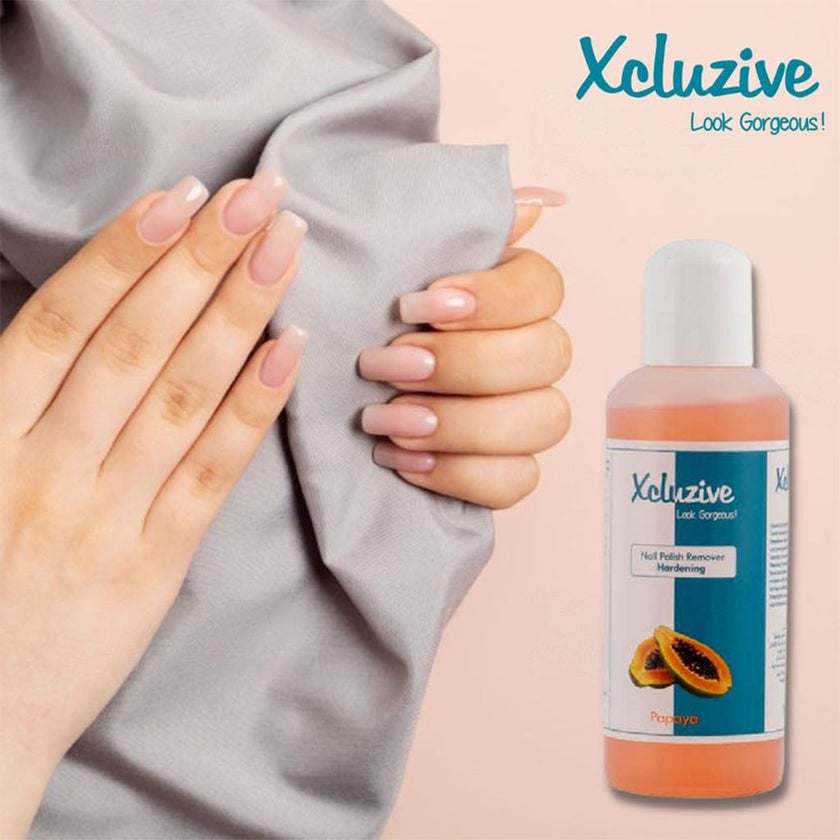 Xcluzive - Hardening Nail Polish Remover With Papaya Fragrance 120ml