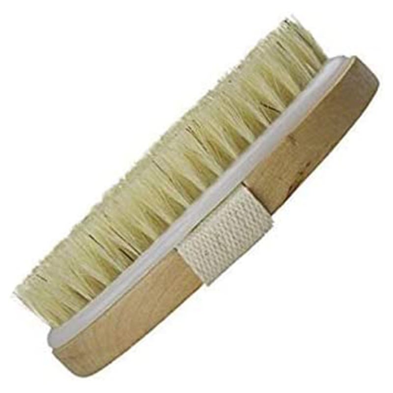 Xcluzive Wooden Bath Brush With Natural Bristles, Pack of 1's