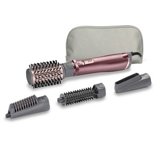 Babyliss 4-in-1 1000W Rotating Hair Straightener Brush with Pouch, Pack of 5's