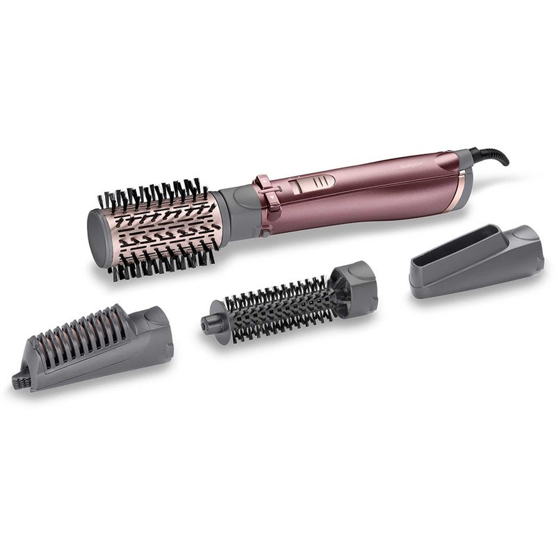 Babyliss 4-in-1 1000W Rotating Hair Straightener Brush with Pouch, Pack of 5's
