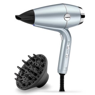 Babyliss Superior Smoothness Radiant Shine 2100W Hydro - Fusion Hair Dryer - Blue