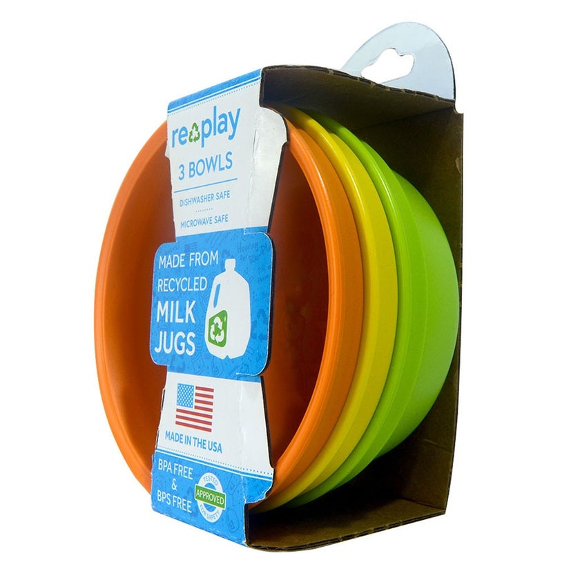 Re Play Stackable Feeding Bowl Set 355ml, Pack of 3's