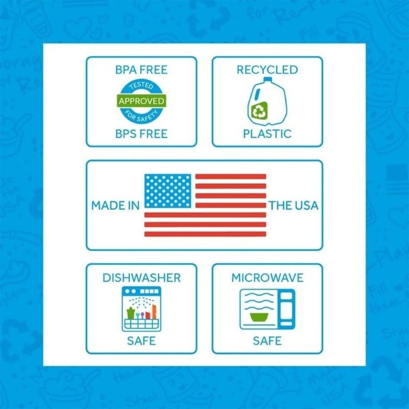 Re Play Stackable Feeding Bowl Set 59ml, Pack of 3's