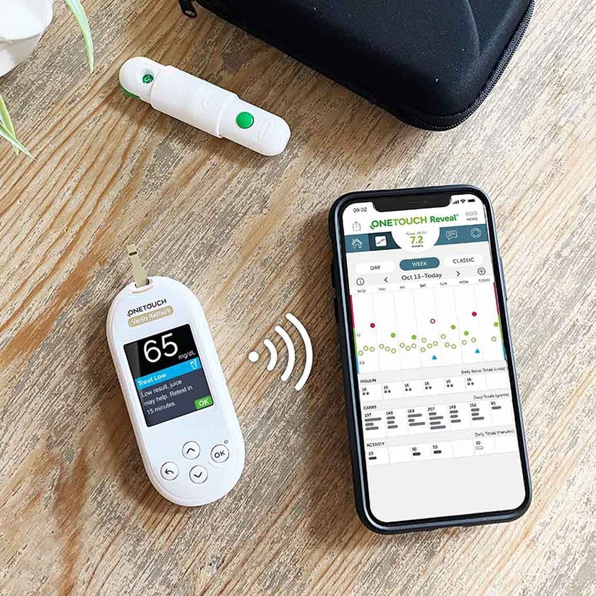 OneTouch Delica Plus Lancets 100*2 Boxes + Onetouch Delica Lancing Pen Device PROMOPACK