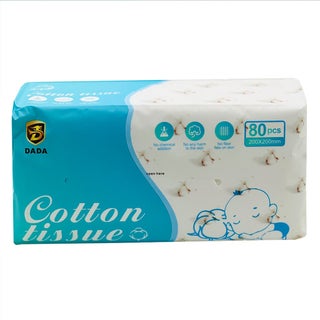 Dada Kids Cotton Tissues, Pack of 80's