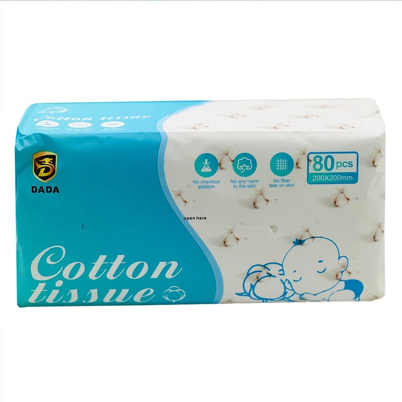 Dada Kids Cotton Tissues, Pack of 80's