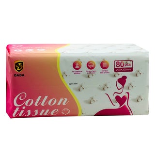 Dada Adults Cotton Tissues, Pack of 80's