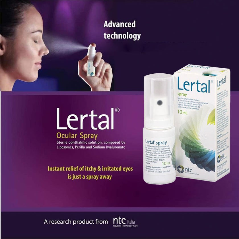 Lertal Ocular Spray For Dry Eye & Allergic Conjunctivitis 10ml