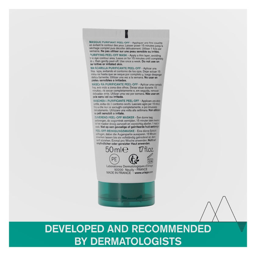 Uriage Hyseac Purifying Peel-Off Mask For Combination to Oily Skin Types 50ml
