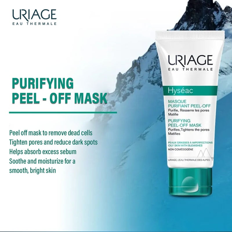Uriage Hyseac Purifying Peel-Off Mask For Combination to Oily Skin Types 50ml