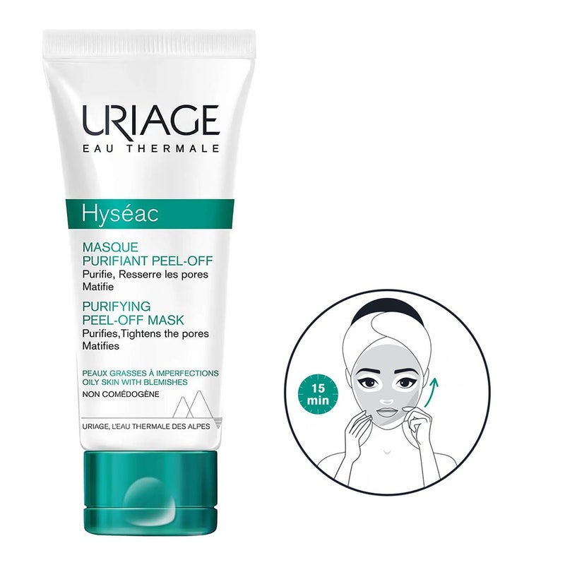 Uriage Hyseac Purifying Peel-Off Mask For Combination to Oily Skin Types 50ml