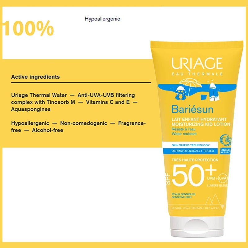 Uriage Bariesun SPF 50+ Moisturizing Lotion For Kids 100ml