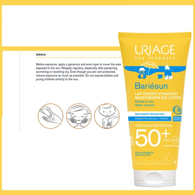Uriage Bariesun SPF 50+ Moisturizing Lotion For Kids 100ml