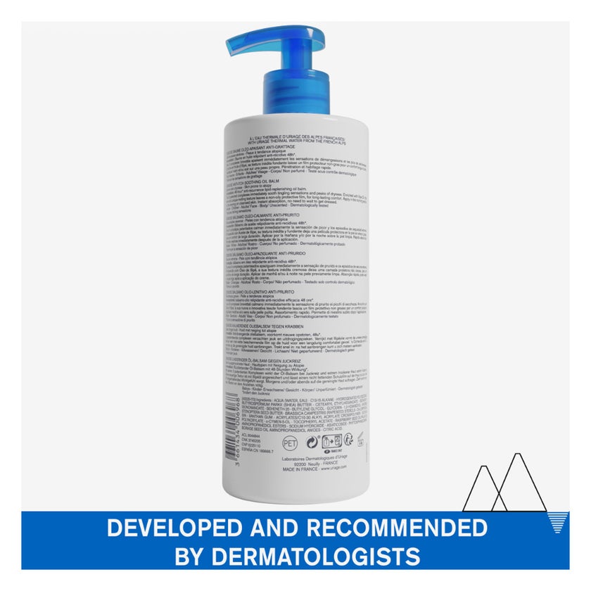 Uriage Xemose Anti Itch Soothing Oil Balm For Dry Skin Prone To Atopy 500ml